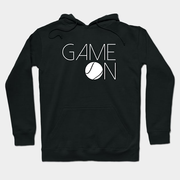 Game On Tennis Hoodie by hoopoe